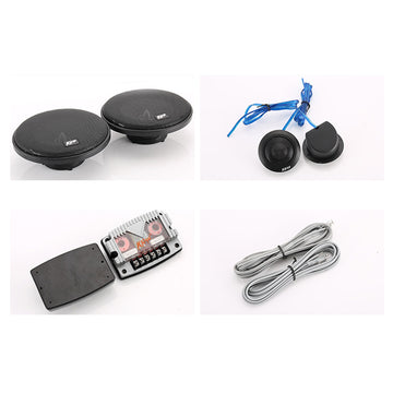 Kit haut-parleurs voiture modification haut-parleurs 6.5 pouces kit haut-parleurs voiture tweeter midrange subwoofer